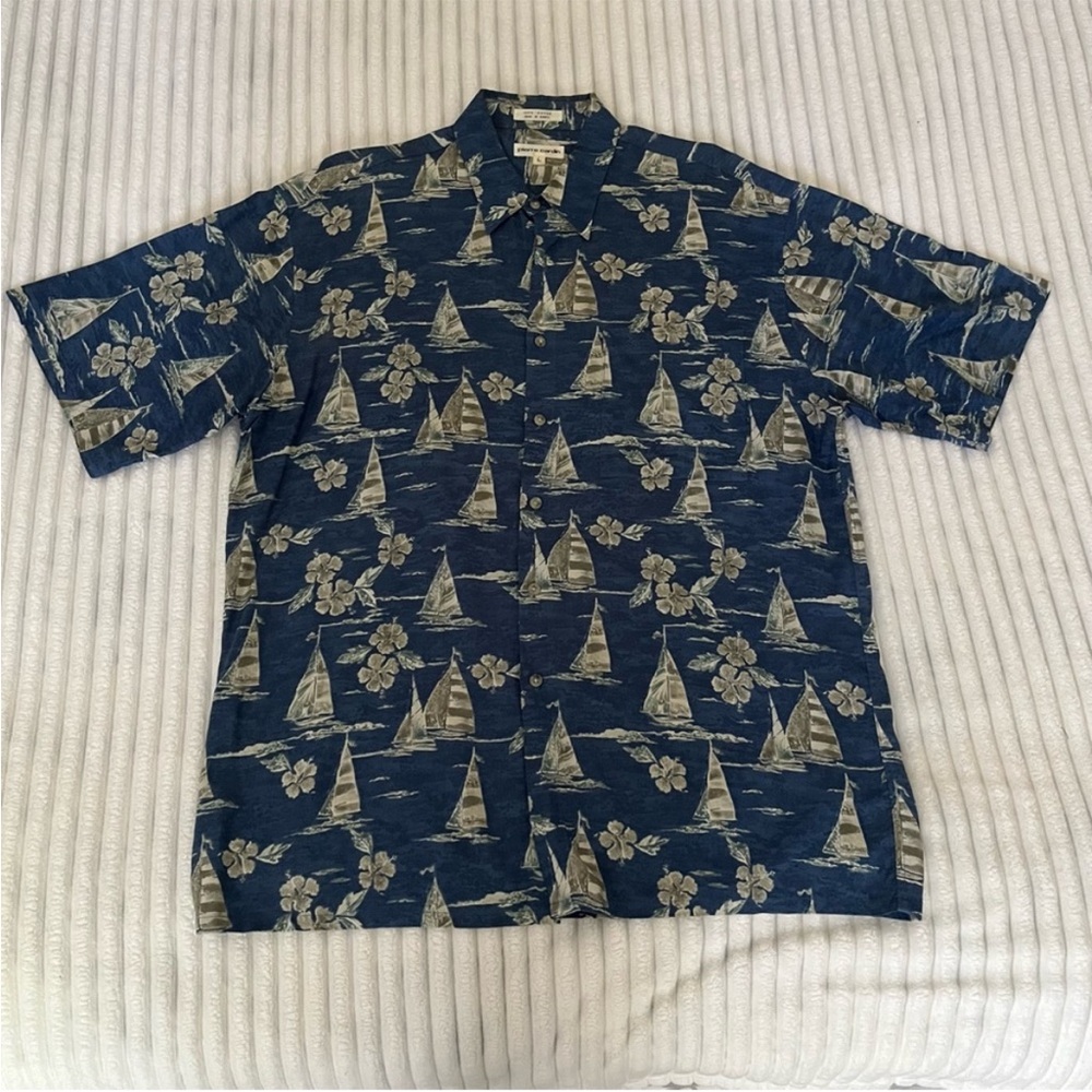 Pierre Cardin Sailboat Aloha Shirt